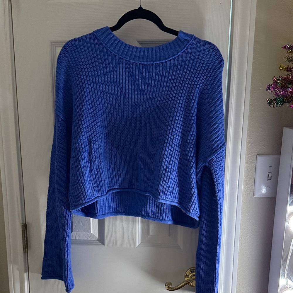 Wild Fable Vibrant Blue Knit Top